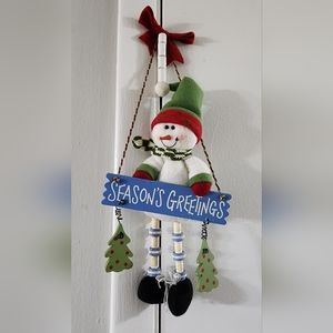 Snowman Door Hanger
